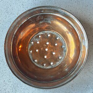 Antique Copper Strainer Wall Decor Round Perforated Drain Cover